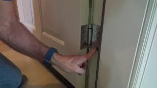 Easy Way to Adjust Door Hinge for Sagging Door