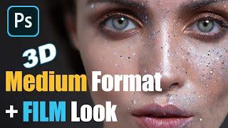 UNBELIEVABLE 3D Medium Format & Authentic FILM Look in Photoshop + Free Action