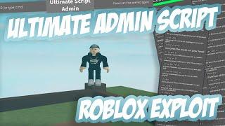️ Ultimate Admin Script ️ ROBLOX EXPLOIT / Script ️