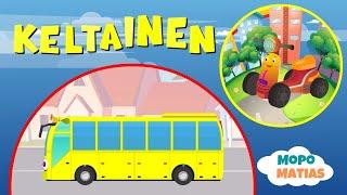 Pieni Bussi | Bussi laulu | Opi värejä  | Mopo Matias  |  Wheels on the bus| lastenlaulut