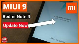 MIUI 9 for Xiaomi Redmi Note 4 Update Now | MIUI 9 Global Stable ROM for Redmi Note 4