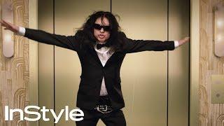 Tommy Wiseau | 2018 Golden Globes Elevator | InStyle | #shorts