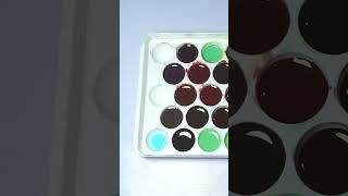  CMYK Color Mixing: Watch Red, Blue, and Yellow Blend into Something Magical  #asmr t #Satisfying