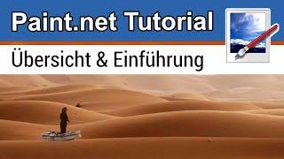 Paint.net Tutorial Deutsch  Übersicht & Einführung - Kostenlose Bildbearbeitung & Grafik Software
