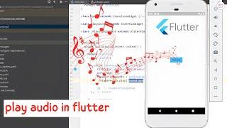 How to play audio in flutter Play an Audio from Local Asset - Tutorial Flutter -  Android Studio