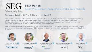 Expert Private Equity Perspectives on B2B SaaS Investing