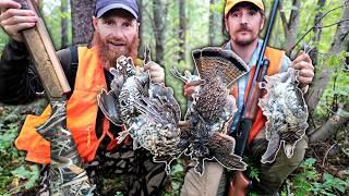 7-Days Hunt, Camp, Explore in Canada - 12 Grouse Kills, 3 Delicious Meals (SUPERCUT!!!)