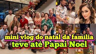 mini vlog do natal da família Santina, teve até papai Noel profissional ️