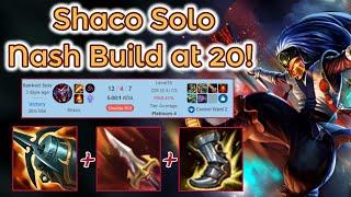 Busted Season 11 Shaco Build - Solo Nash at 20!! [League of Legends] Full Gameplay - Infernal Shaco