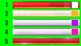 Colorful Green Screen Banners and Lower Thirds | MTC TUTORIALS