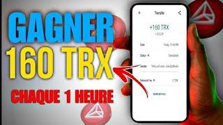 1600 trx en 60 MINUTES  avec cette plate-forme de trading || #trading #crypto