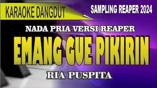 Karaoke Emang gue pikirin (nada pria) - Ria puspita