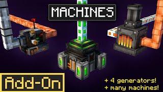 Minecraft Machines Add-on Review | Minecraft | Add-on | Podcrash | Marketplace