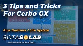 Victron Cerbo GX Tips and tricks for RVers