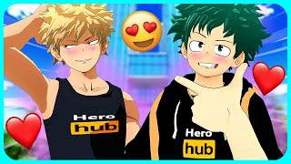 Deku and Bakugo's HEROHUB... (VRChat VR)