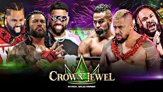 Roman Reigns & The Usos vs The Bloodline Full Match WWE Crown Jewel 2024