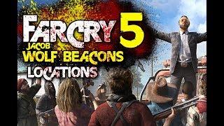 Far Cry 5 - WOLF BEACON Locations | Jacob Cult Beacon Properties