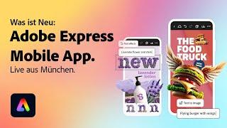 Was ist Neu: Adobe Express Mobile App - mit Lena @lenaliebig