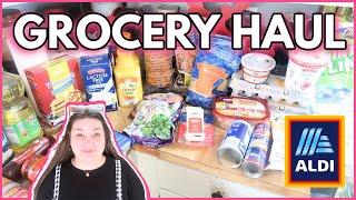 UNDER $200 1-WEEK ALDI GROCERY HAUL & MEAL PLAN | JANUARY 2025