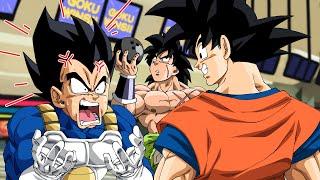 Three Saiyans Play Switch Sports Bowling