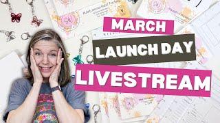 March Launch Day Livestream | New Planner Goodies & More!