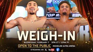 Teofimo Lopez vs Jamaine Ortiz | WEIGH-IN