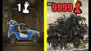 INCREDIBLE ZOMBIE CAR UNLOCKED! Earn To Die 3! All Maps Unlocked! (9999+ Level Armored Zombie Car!)