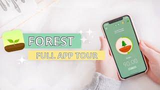 FOREST APP Walkthrough | Full Tour of the best PRODUCTIVTY APP