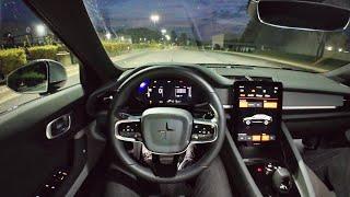 2024 Polestar Polestar 2 (Performance Plus) - POV Night Driving Impressions