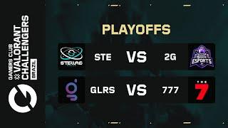 GC VALORANT Challengers Brazil - Etapa 2 - Playoffs | Stellae x 2Game | Galorys x The7