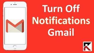 How To Turn Off Gmail Notifications iPhone