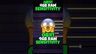 ob41 update free fire sensitivity for 4gb ram || Free Fire Sensitivity settings