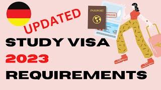 Germany Student Visa 2023 Requirements and Eligibility (Updated)