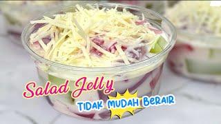 RESEP RAHASIA SALAD JELLY TIDAK MUDAH BERAIR ‼️ IDE JUALAN MODAL KECIL UNTUNGNYA WOWWW