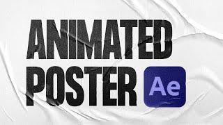 Textured Animated Poster in After Effects | Tutorial & Workflow