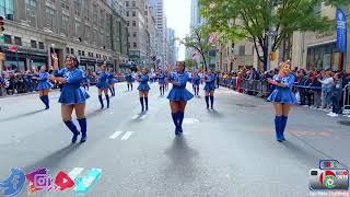 Unidad de Bandas Salvadoreñas en Los Estados Unidos. Desfile de la Hispanidad, Nueva York 2019.