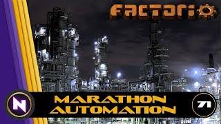 Factorio - Marathon Automation - E71 - Petrochem for Lubricant and Electric Engines