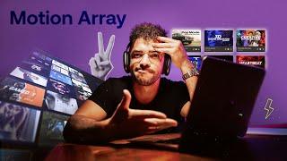 TUTORIAL de como usar o MOTION ARRAY