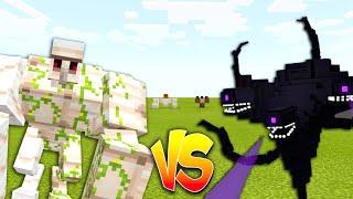 Mega Iron Golem vs Wither Storm in Minecraft