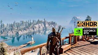 [4K⁶⁰ HDR] The Witcher 3 Is Beautiful! - Vanilla Enhanced Lighting | Max Settings Ray Tracing