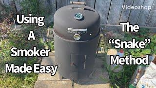 Using A Smoker Made Easy   The “Snake” Method