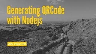 Generating QRCode with Nodejs