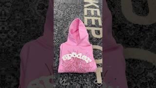 SP5DER OG WEB HOODIE PINK #sp5der #hoodie #more #fashion #viral #chances