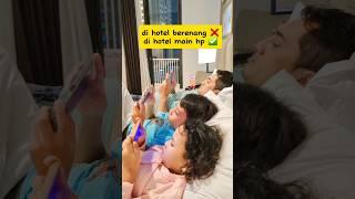 PINDAH MAIN HP DI HOTEL!! #shortviral #maingame #funny #kakakadik #viral