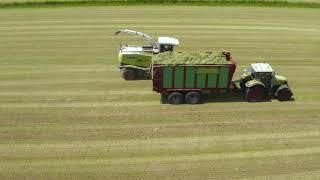 Loonbedrijf A. Fieten Gras hakselen 2021