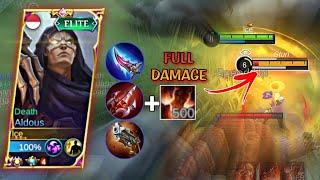 TOP GLOBAL ALDOUS GAMEPLAY 500 STACK BRUTAL DAMAGE 1 HIT | Build Aldous tersakit 2022 | build aldous