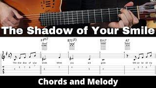 The Shadow of Your Smile | Chords & Melody | Guitar TAB