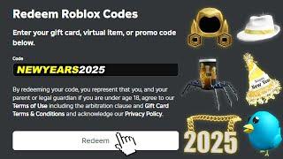 ALL NEW YEARS 2025 Roblox Promo Codes For ROBLOX ITEMS | Roblox January Promo Codes