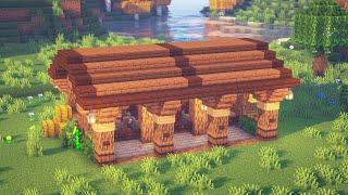 Minecraft | How to Build a Horse Stable