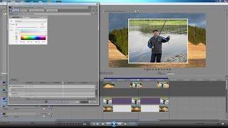 Sony Vegas Pro 13 - белая рамочка на фото